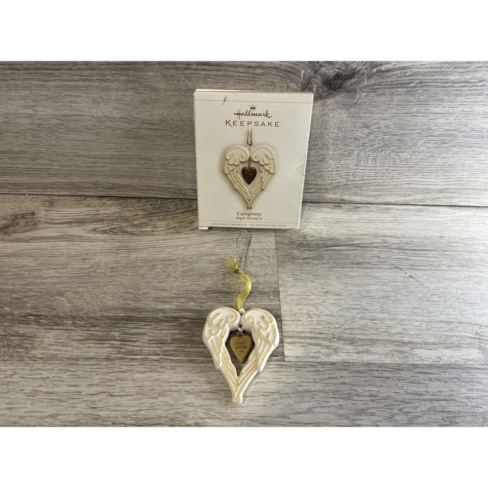 Angels Among Us Caregivers Heart 2006 Hallmark Keepsake‎ Christmas Tree Ornament